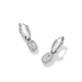 Mini Ellie Luxe Silver Huggie Earrings