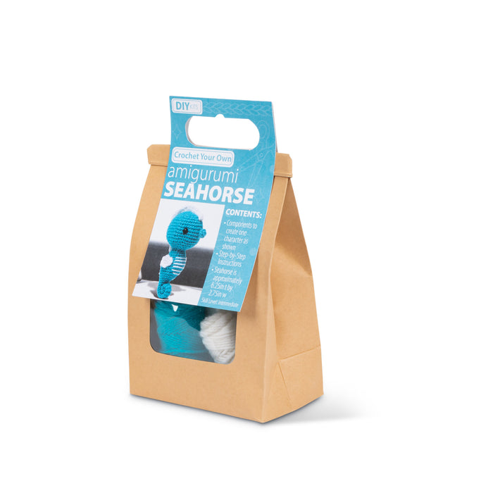 Crochet Your Own Amigurumi Seahorse DIY Kit