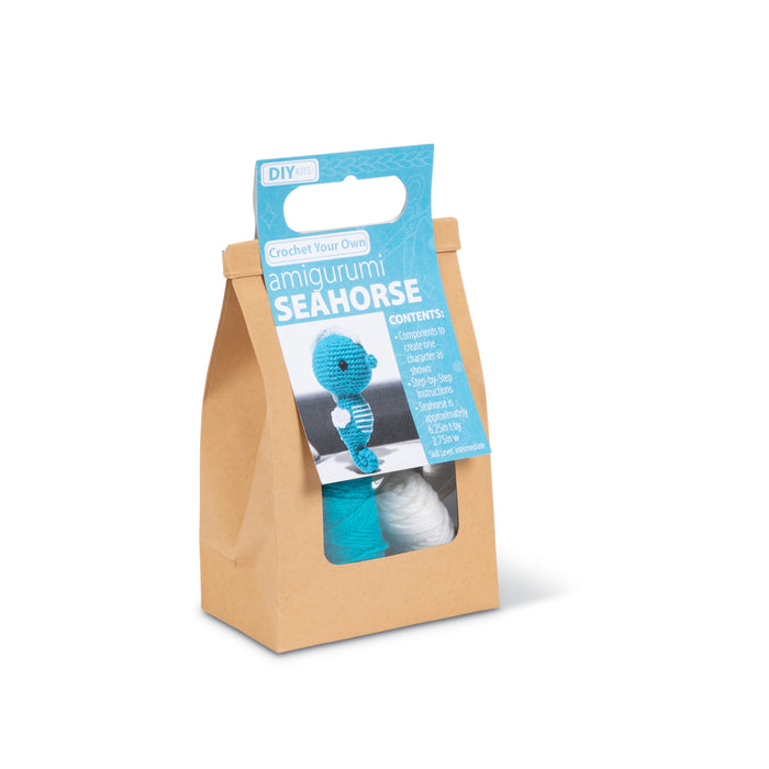 Crochet Your Own Amigurumi Seahorse DIY Kit