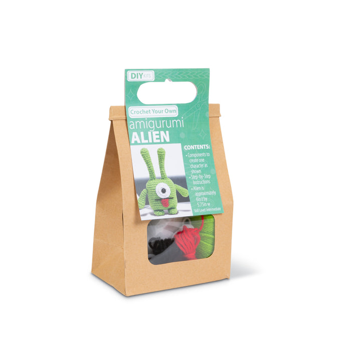 Crochet Your Own Amigurumi Alien DIY Kit