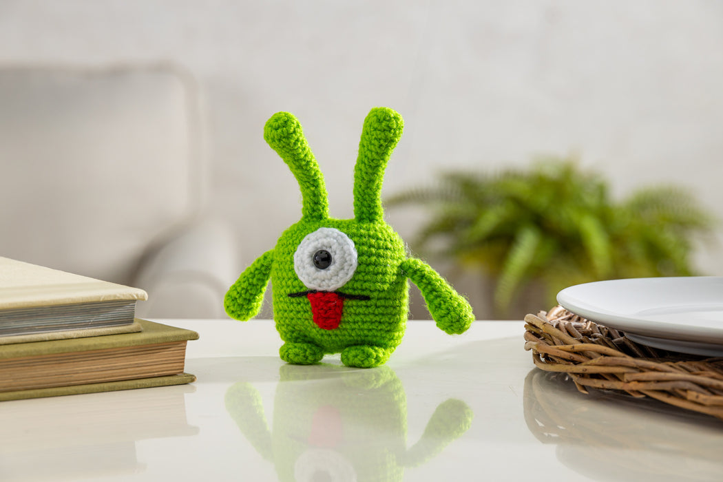 Crochet Your Own Amigurumi Alien DIY Kit