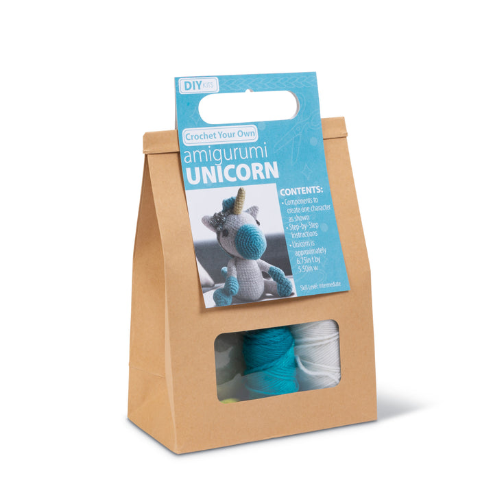 Crochet Your Own Amigurumi Unicorn DIY Kit