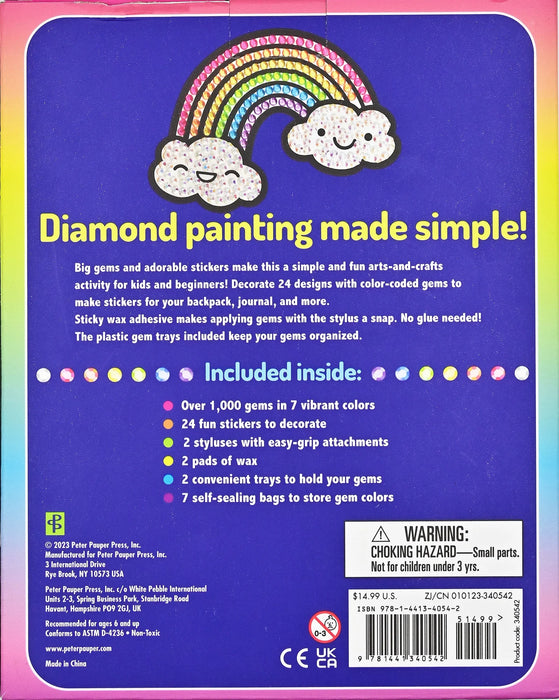 Mini Diamond Painting, Simple Craft Kits for Kids, Easy Diamond Art