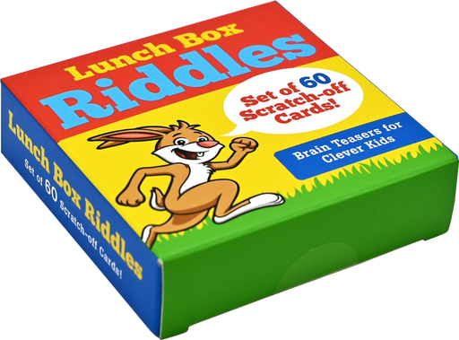 Lunch Box Riddles Scratch-Off Deck (Set of 60 cards)