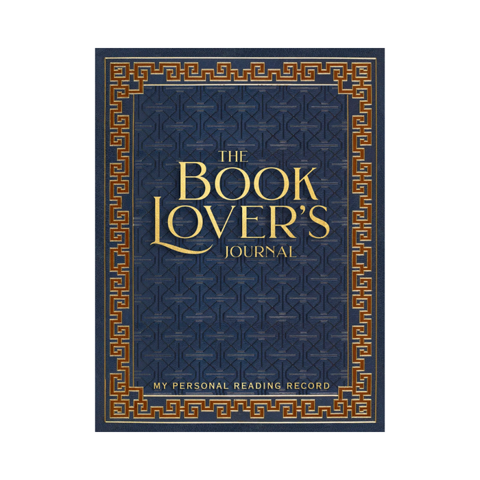Book cover of 'The Book Lover's Journal' with decorative border on a white background