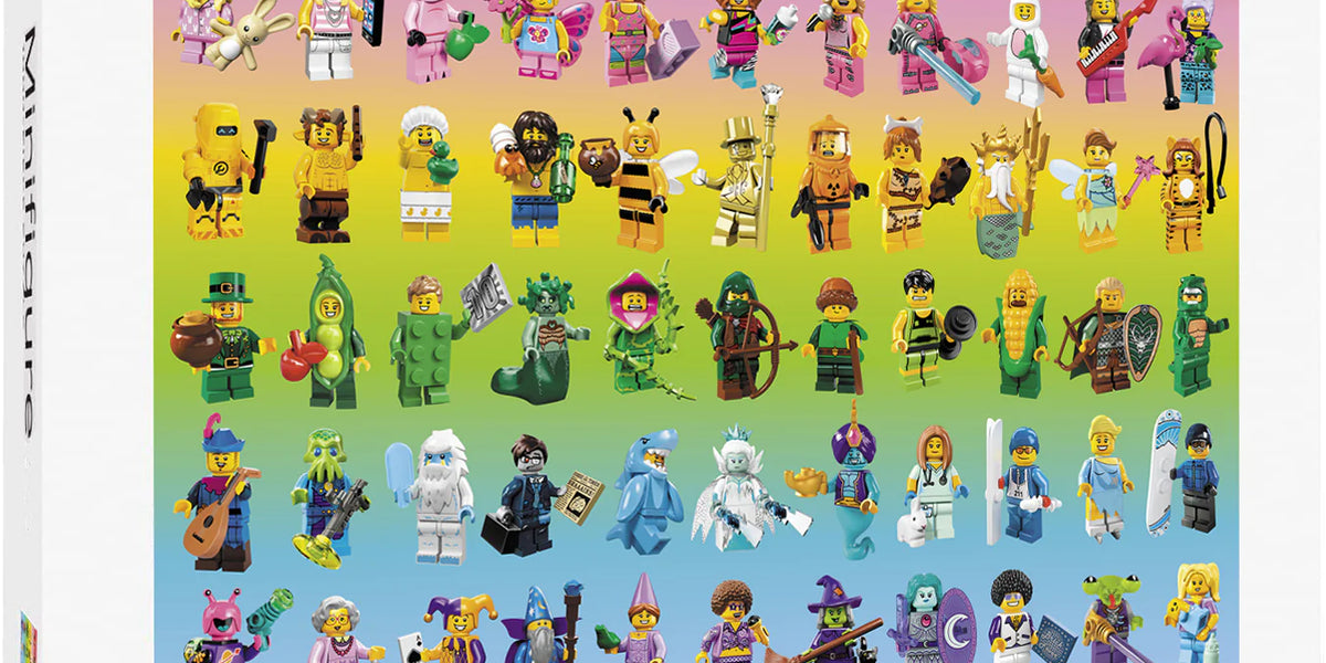LEGO® Minifigure Rainbow Puzzle 1,000-Piece Puzzle — Trudy's Hallmark