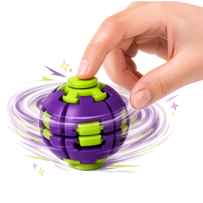 Fidget Sphere Spin & Click Sensory Fidget Toy