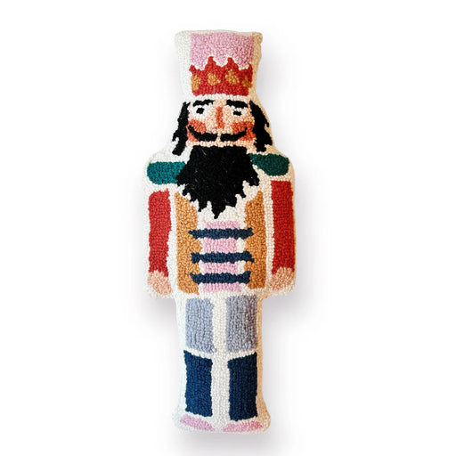 Nutcracker Shaped Hooked Pillow