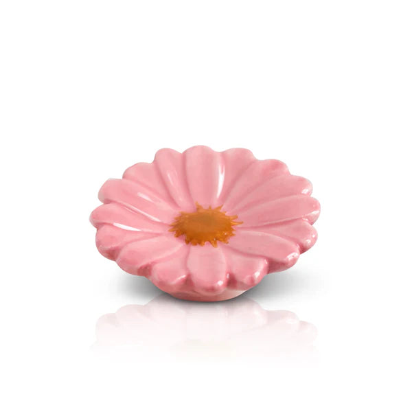 Nora Fleming flower power Pink Gerber Daisy Mini - Trudy's Hallmark