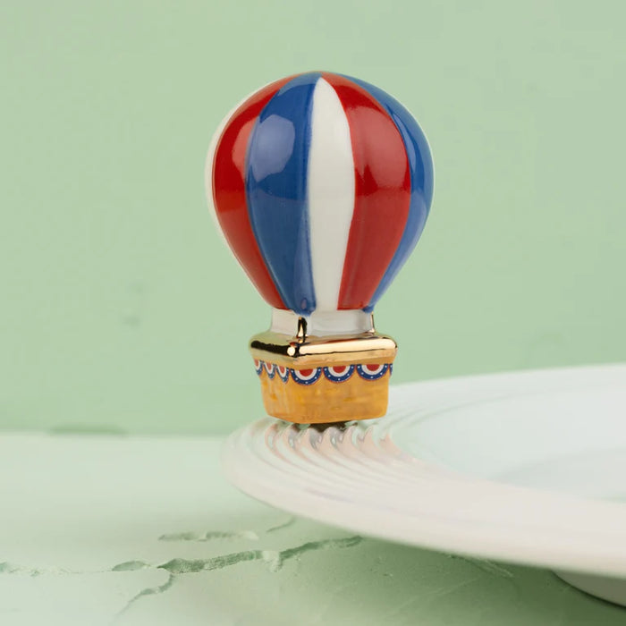 red, white, and balloon