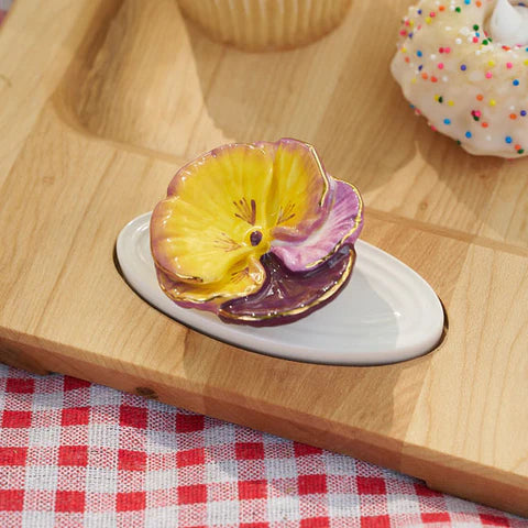 Nora Fleming pansy pop Mini