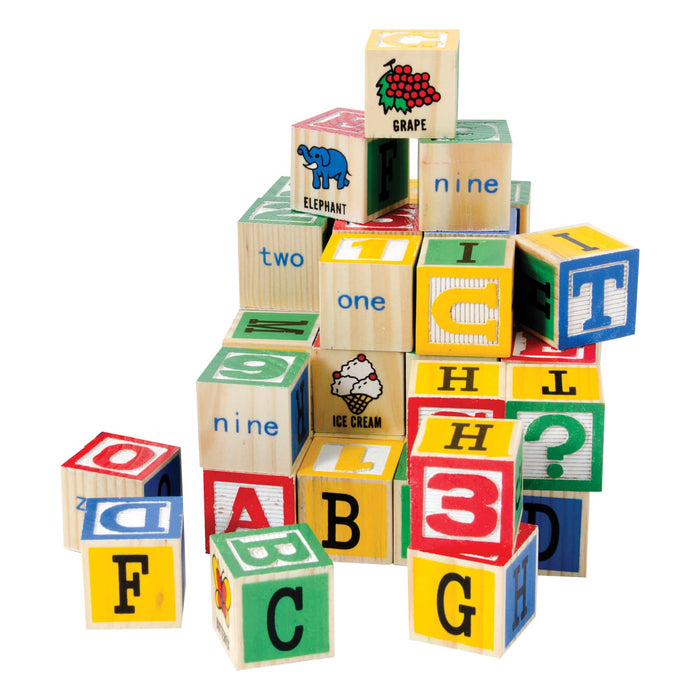 Wood Alphabet Blocks