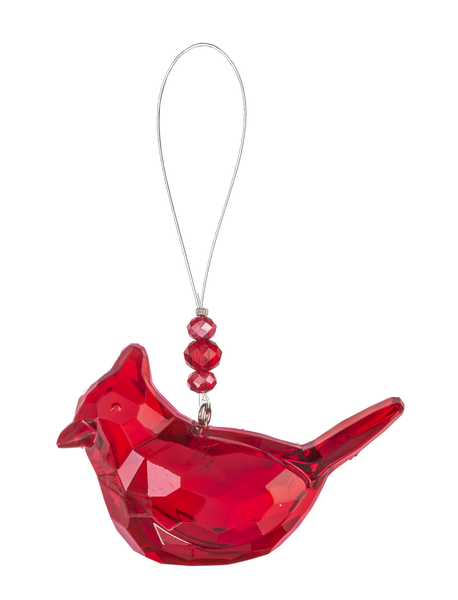 Cardinal of Comfort Acrylic Ornament