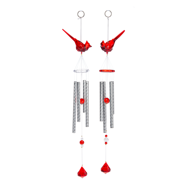 Crystal Expressions Cardinal Windchime