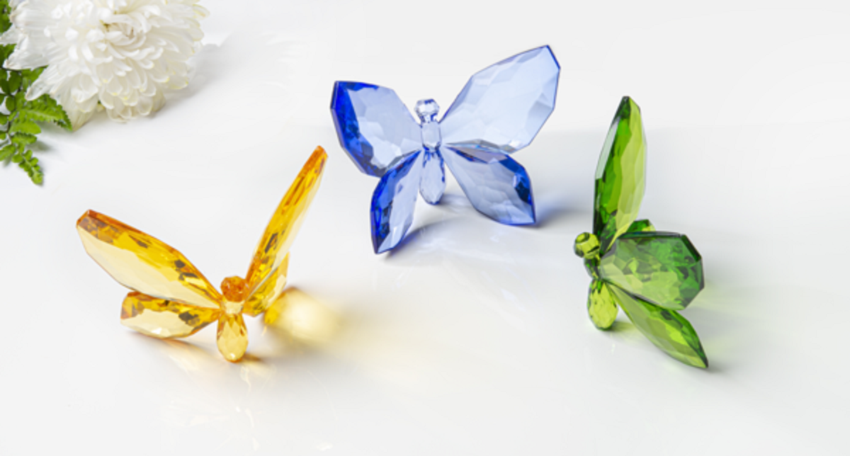 Acrylic Brilliant Butterflies