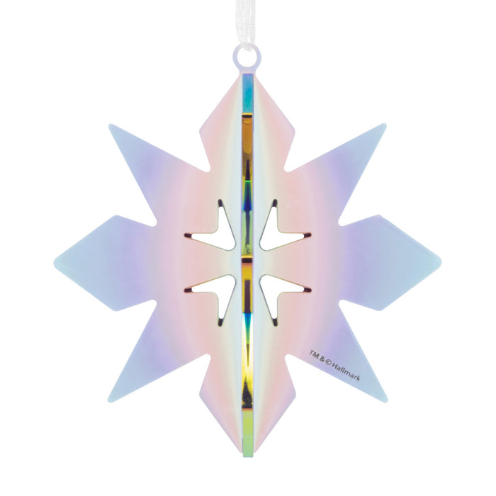 Signature Iridescent Snowflake Acrylic Hallmark Ornament