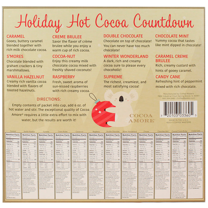 Holiday Hot Cocoa Countdown