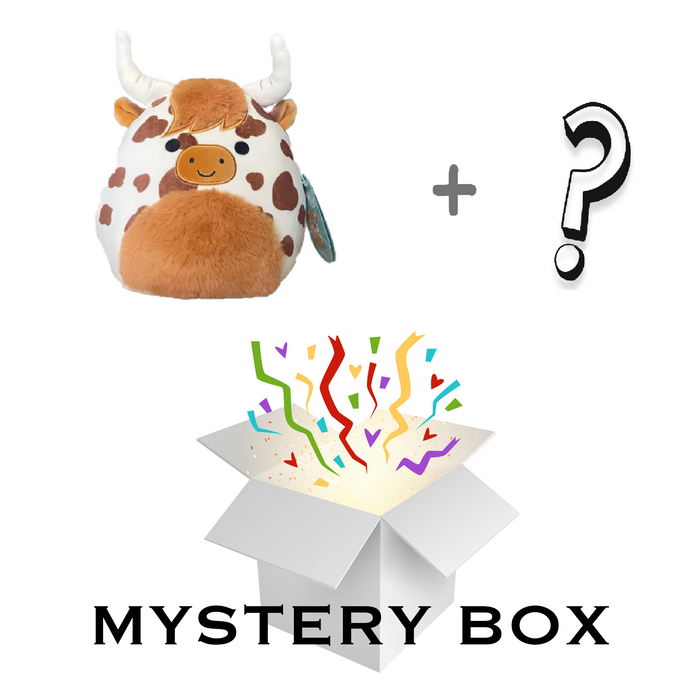 8" Alonzo the Highland Cow Squishmallow Mystery Box
