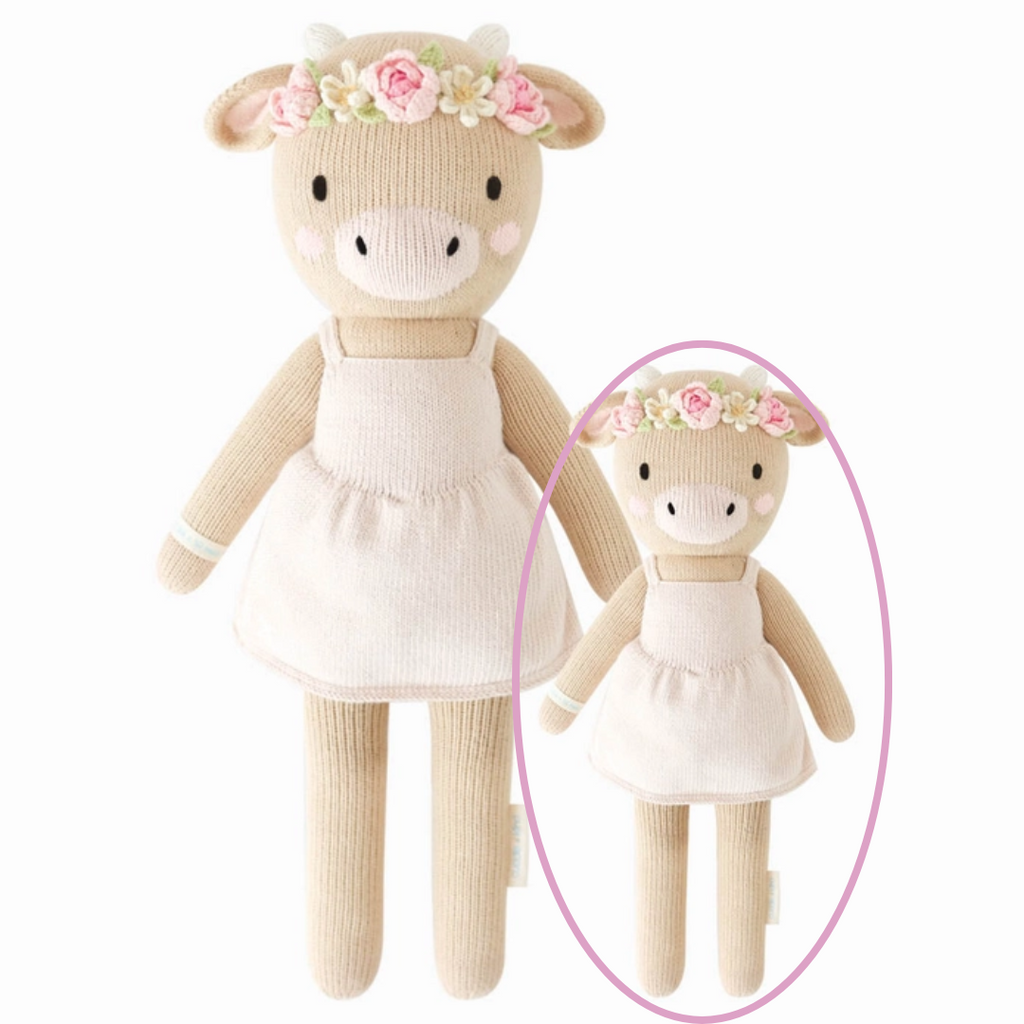 Cuddle + Kind Amelia the cow- Little (13 in.) main image 1