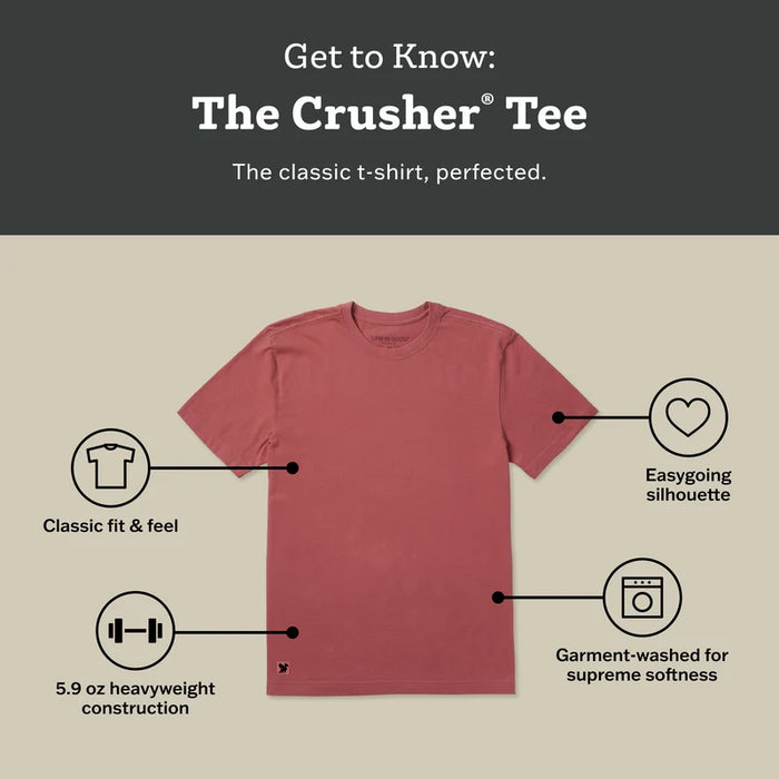 Life is Good Short Sleeve Crusher Tee