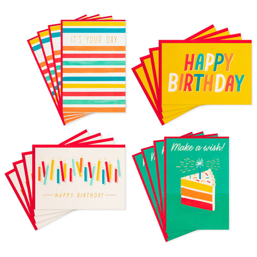 Assorted Bright and Cheery Boxed Birthday Cards