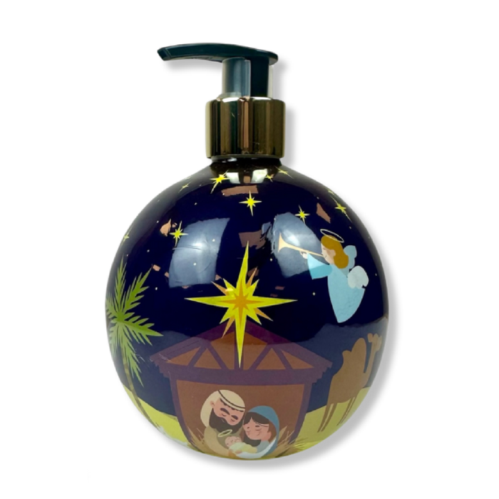 Simple Pleasures Nativity Bottle with Liquid Hand Soap