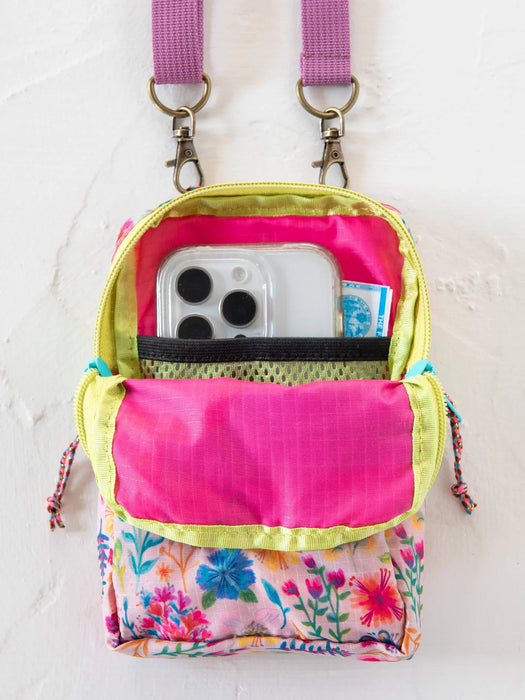 Rainbow Garden 8-in-1 Pocket Crossbody