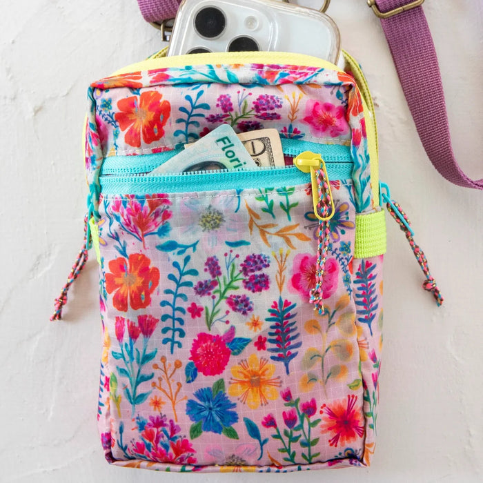 Rainbow Garden 8-in-1 Pocket Crossbody
