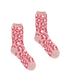 Pink Leopard Butter Slipper Socks