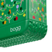 Green bogg bag with Christmas tree design and 'bogg' branding