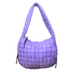 Quilted Bubble Bag Puffer Purse - Lilac