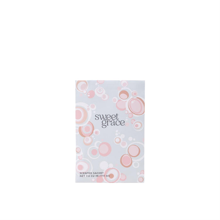 Sweet Grace scented sachet packaging on a white background