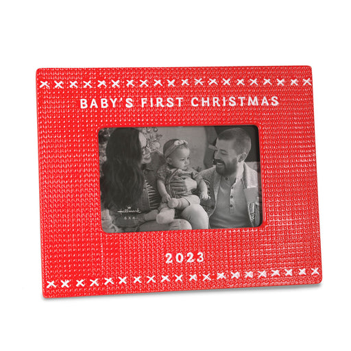 Baby's First Christmas 2023 Dated Picture Frame