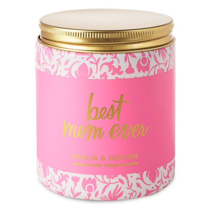 Best Mom Ever Dahlia and Jasmine Scented Jar Candle