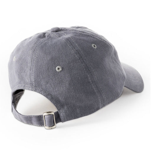 Gray baseball cap on a white background