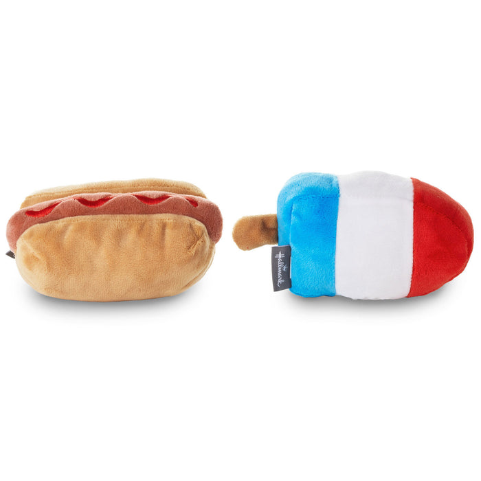 Better Together Hot Dog and Bomb Pop Magnetic Plush Pair