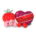 Better Together Strawberry and Chocolates Magnetic Plush Pair