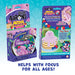 Crazy Aaron's Thinking Putty packages on a blue background with promotional text.