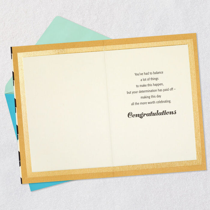 Your Determination Has Paid Off College Graduation Card