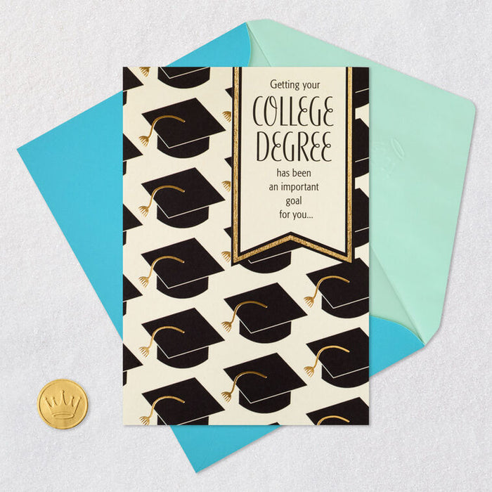 Your Determination Has Paid Off College Graduation Card