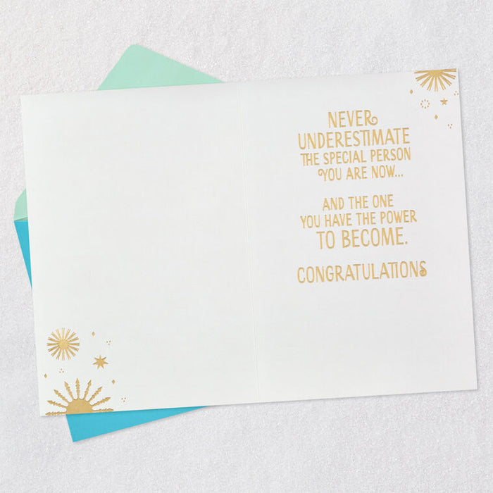 Never Underestimate Yourself Graduation Card