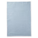 Light blue towel on a white background