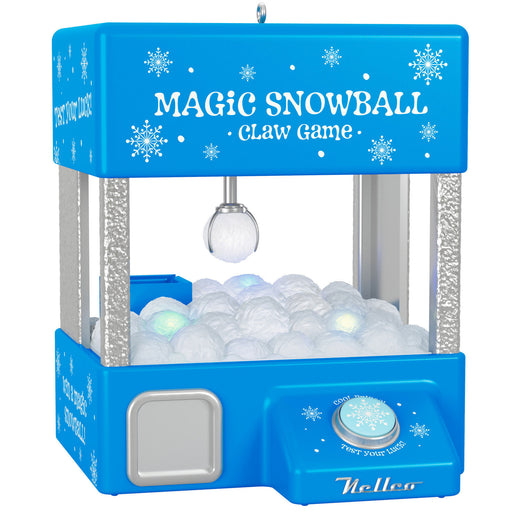 Magic Snowball Claw Game 2024 Musical Ornament With Light and Motion