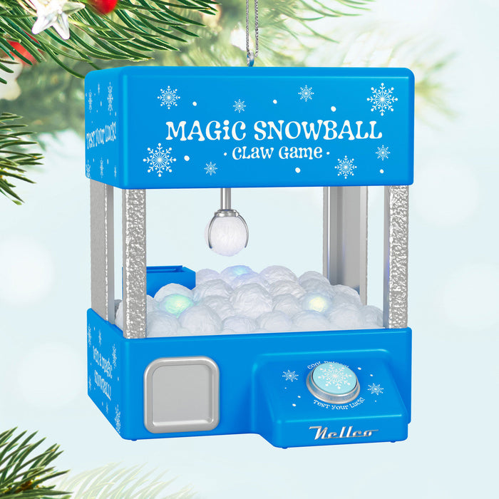 Magic Snowball Claw Game 2024 Musical Ornament With Light and Motion