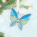 Mini Bitty Bright Butterfly Metal Ornament
