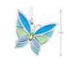 Mini Bitty Bright Butterfly Metal Ornament