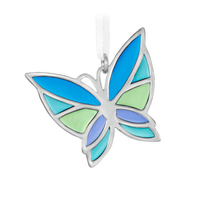 Mini Bitty Bright Butterfly Metal Ornament