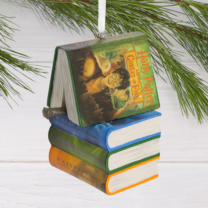 Harry Potter™ Books and Wand Hallmark Ornament