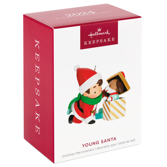 Young Santa 2024 Ornament - 3rd in the Series