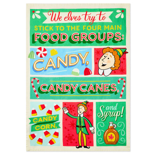 Buddy-the-Elf-Four-Food-Groups-Kitchen-Towel_1XKT9050_02